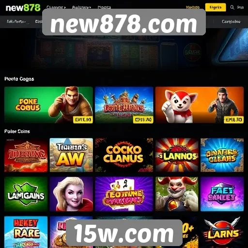 Opções de jogos disponíveis em new878.com